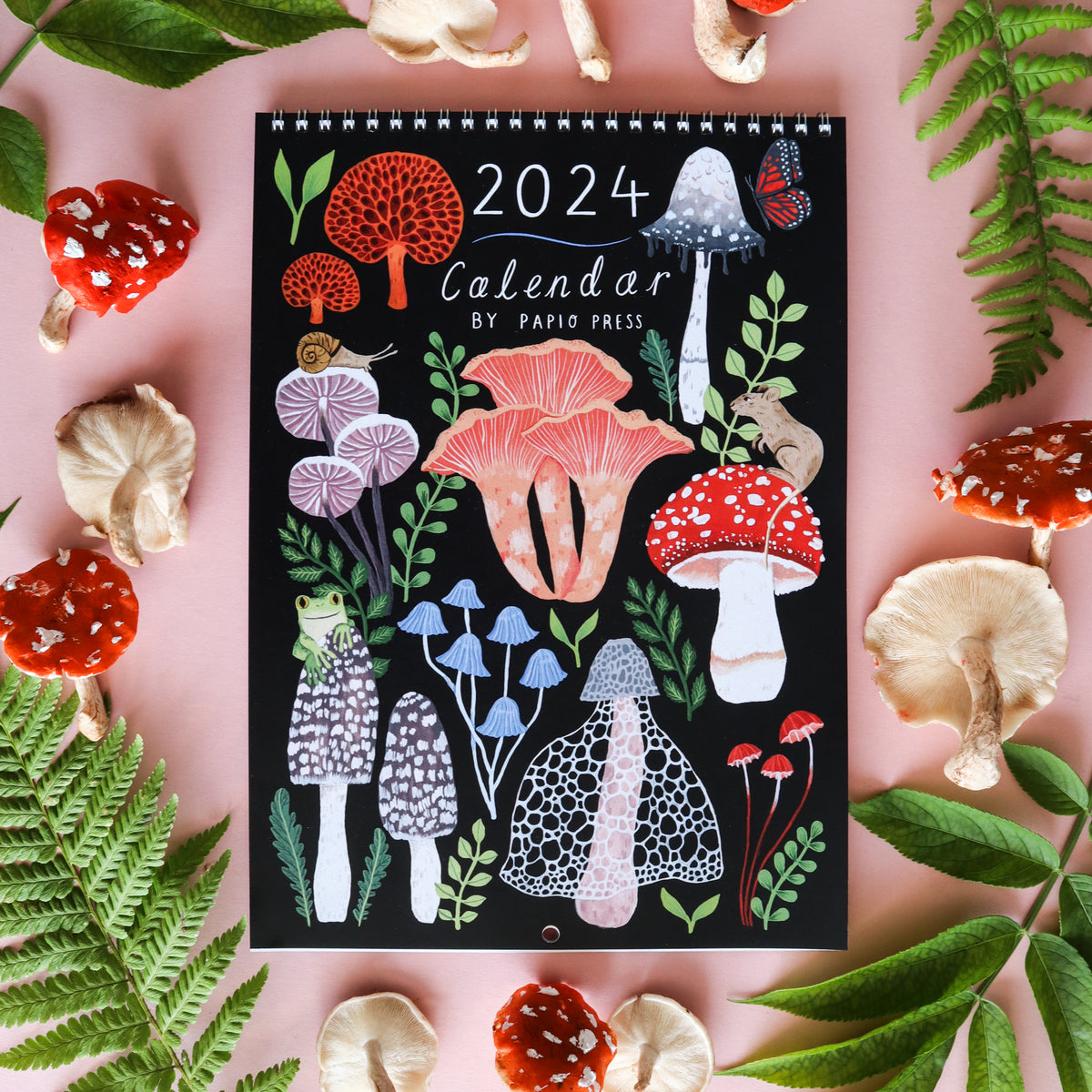 2024 Papio Press Florals & Animals Calendar